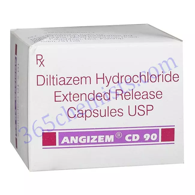 Angizem-CD-90-Diltiazem-Hydrochloride-Capsules