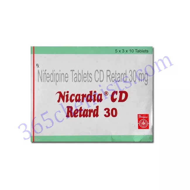 Nicardia-CD-Retard-30-Nifedipine-Tablets-30mg
