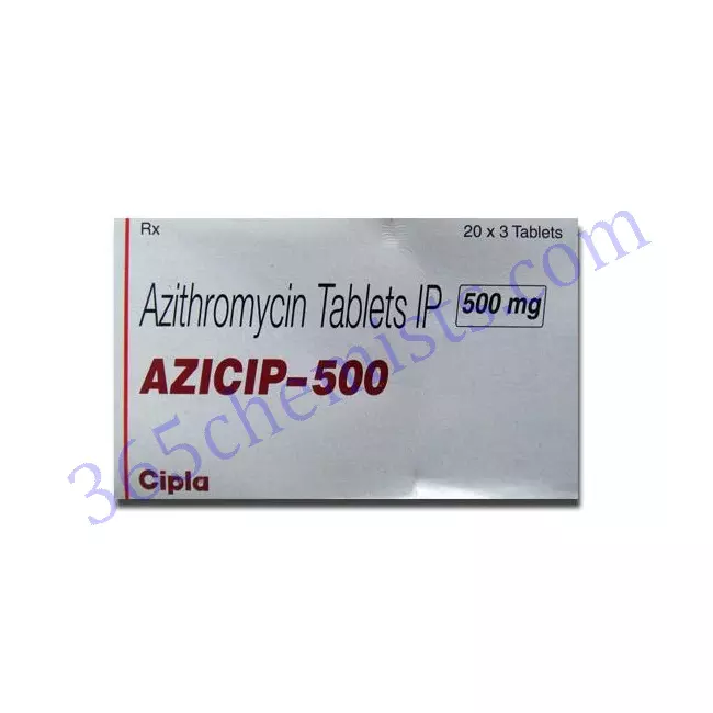 Azicip-500-Azithromycin-Tablets-500mg