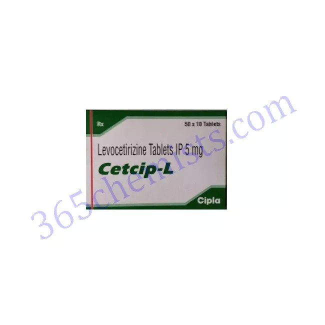 Cetcip-L-Levocetirizine-Dihydrochloride-Tablets-5mg