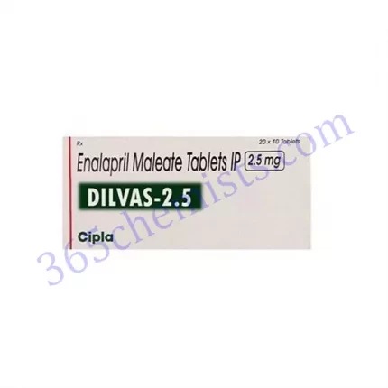 Dilvas-2.5-Enalapril-Maleate-Tablets-2.5mg