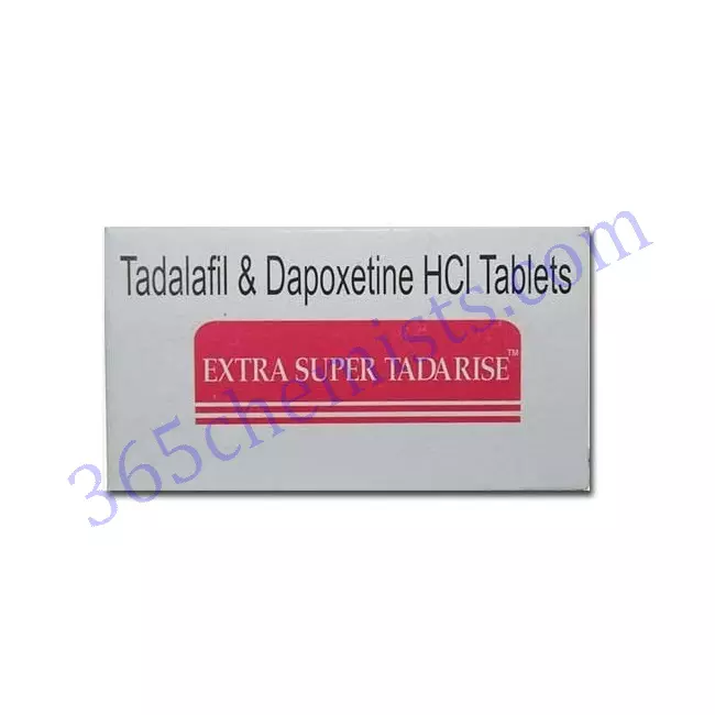 Extra-Super-Tadarise-Tadalafil & Dapoxetine-HCL-Tablets