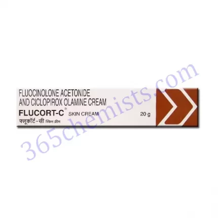 Flucort-C-Fluocinolone-Ciclopirox-Cream-20gm