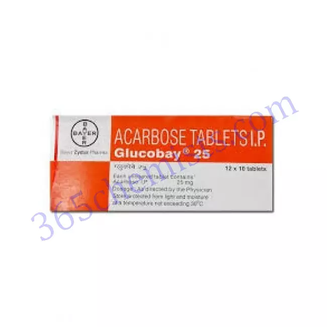 Glucobay-25-Acarbose-Tablets-25mg