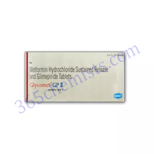 Glycomet-GP-2mg-Metformin & Glimepiride-Tablets