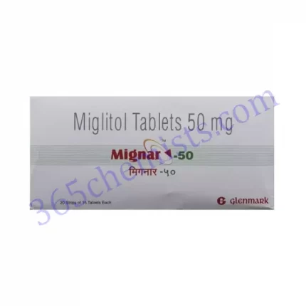 Mignar-50- Miglitol-Tablets-50mg