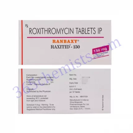 Raxitid-150-Roxithromycin-Tablets-150mg