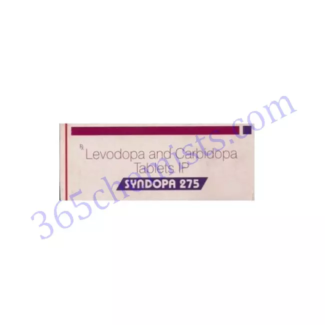 Syndopa-275-Levodopa & Carbidopa-Tablets-275mg
