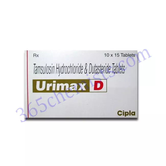 Urimax-D-Tamsulosin & Dutasteride-Tablets