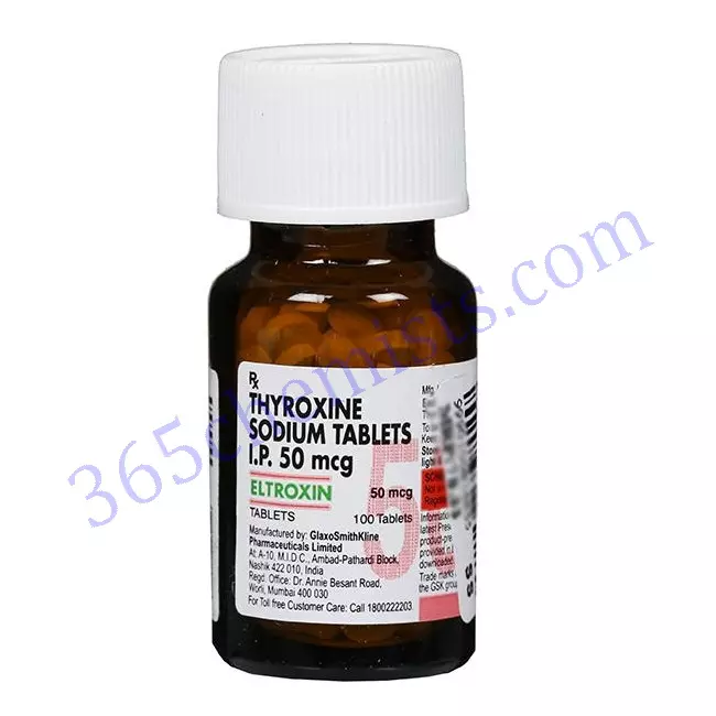 Eltroxin-50-Thyroxine-Sodium-Tablets-50mcg
