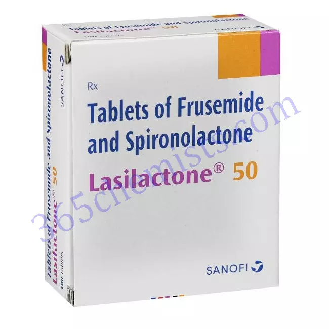 Lasilactone-50- Furosemide-Spironolactone-50mg