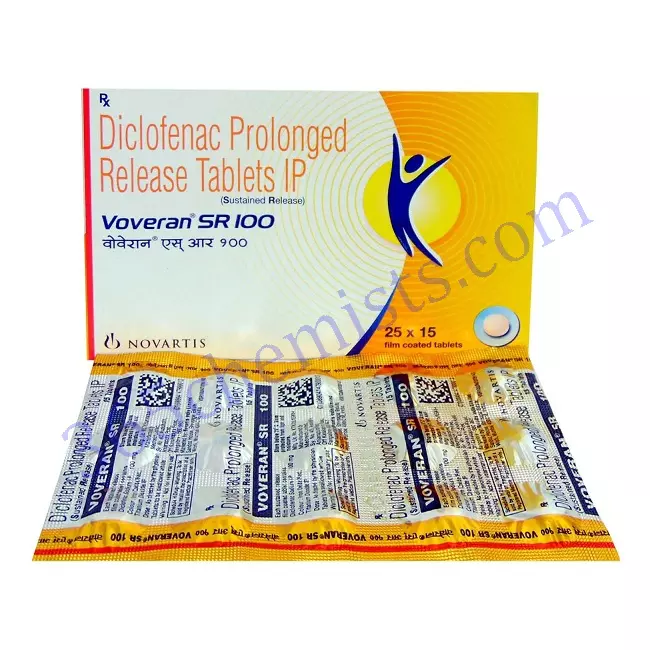 Voveran-SR-100-Prolonged-Release-Diclofenac-Tablets