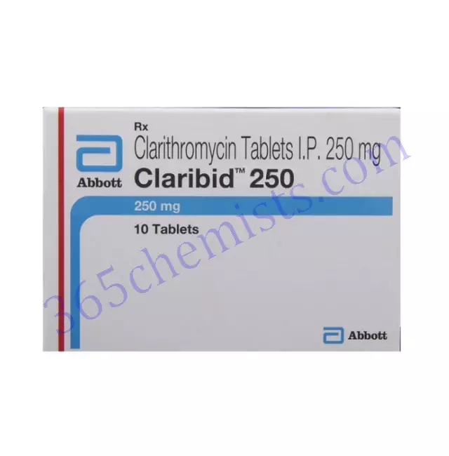 Claribid-250-Clarithromycin-Tablets-250mg