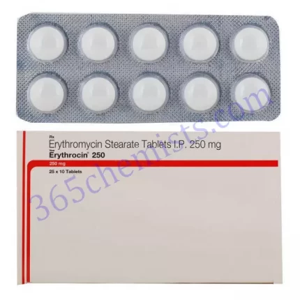 ERYTHROCIN 250 MG TABLET 10