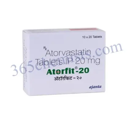 Atorfit 20mg Tablet