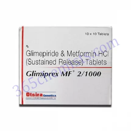 GLIMIPREX MF FORTE 2 2+1000MG TABLET 10