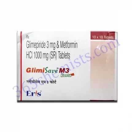 GLIMISAVE M FORTE 3 1000 MG TABLET 15