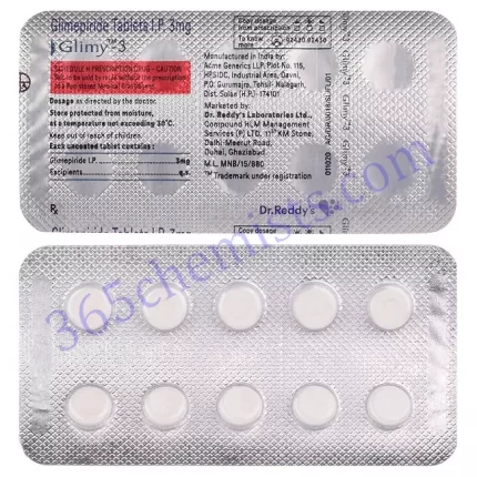 GLIMY 3 MG TABLET 10
