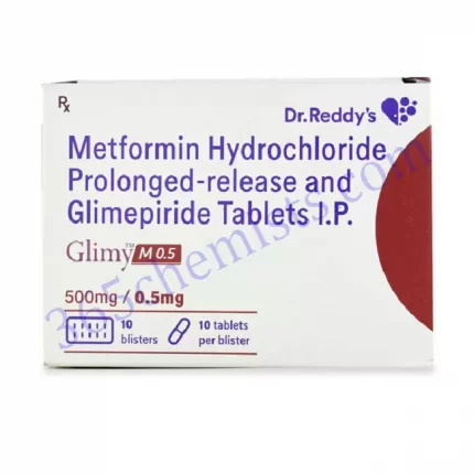 GLIMY M 0.5+500 MG TABLET 10
