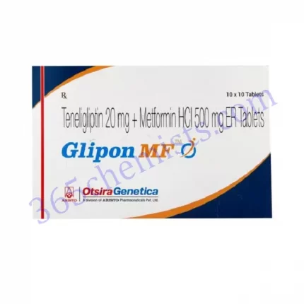GLIPON MF 20+500 MG TABLET 10