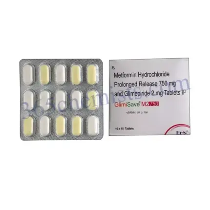 Glimisave M2 750mg Tablet