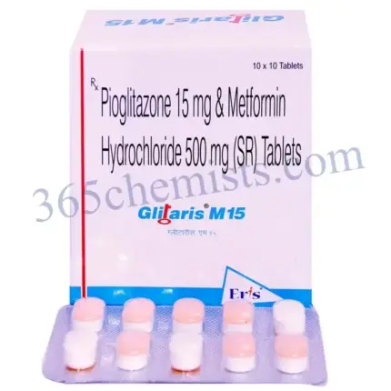 Glitaris M 15/500mg Tablet