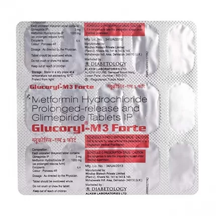Glucoryl-M 3 Forte Tablet