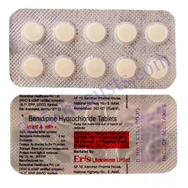 INZIT 4 MG TABLET 10