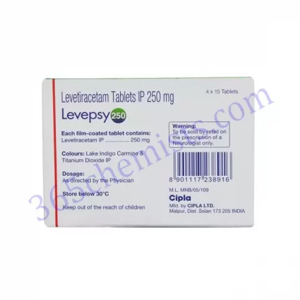 LEVEPSY 250 MG TABLET 15S