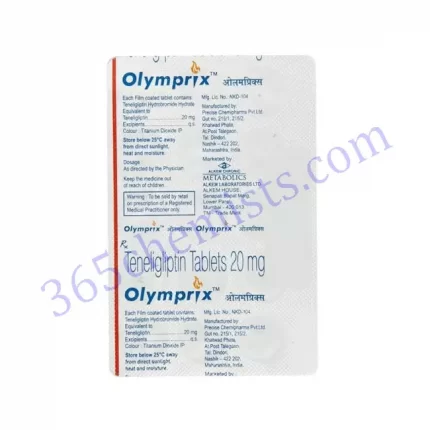 OLYMPRIX 20 MG TABLET 15
