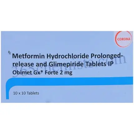 Obimet GX Forte 2mg Tablet