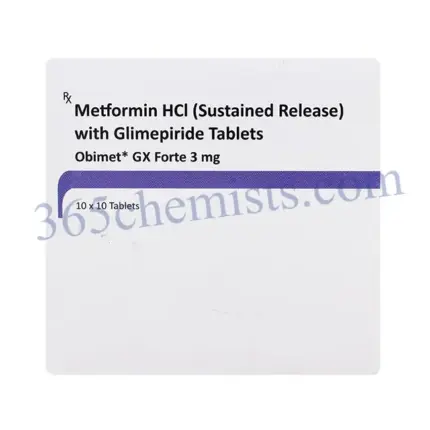 Obimet GX Forte 3mg Tablet