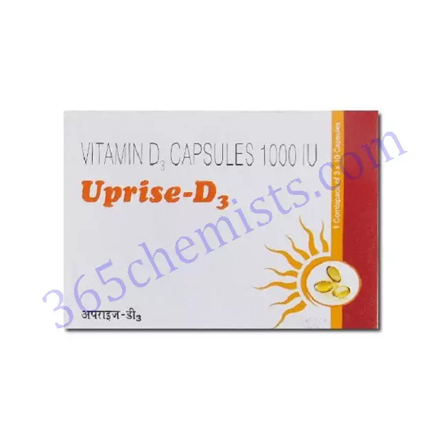 UPRISE D3 1000 IU SOFTGEL CAPSULE 10