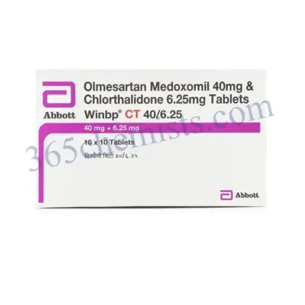 Winbp CT 40/6.25mg Tablet