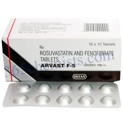 Arvast F 5mg Tablet