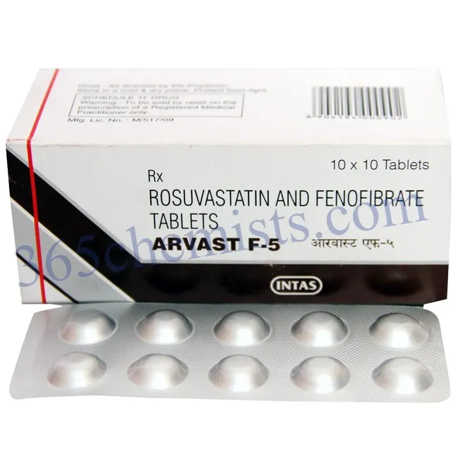 Arvast F 5mg Tablet (1)-ink Arvast F 5mg Tablet