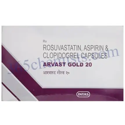 Arvast Gold 20mg Capsule