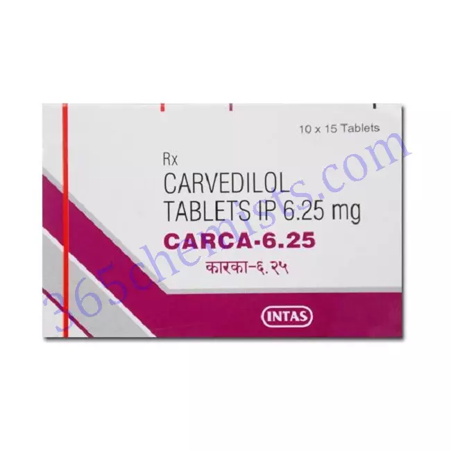 CARCA 6.25 MG TABLET 15