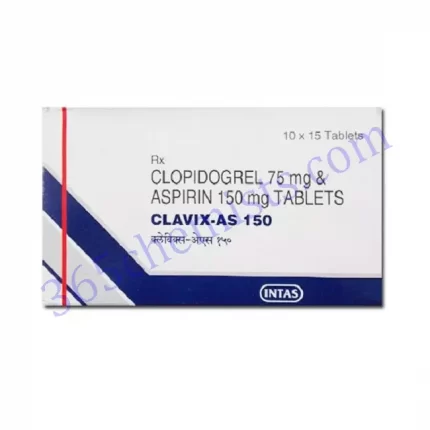 CLAVIX- AS 150 75 MG TABLET 15