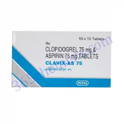 CLAVIX- AS 75 75 MG TABLET 15