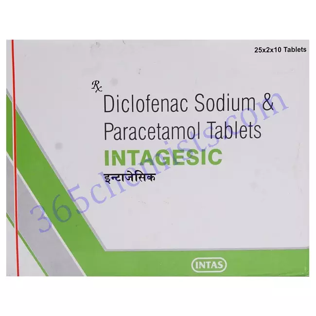 INTAGESIC 50 325MG TABLET 10