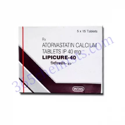 LIPICURE 40 MG TABLET 15