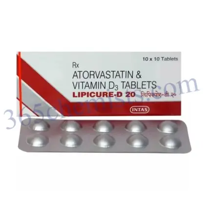 Lipicure D 20mg Tablet