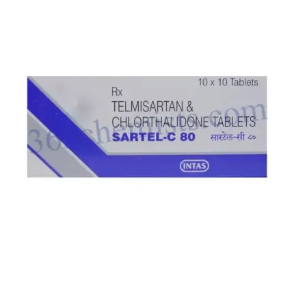 Sartel C 80mg Tablet