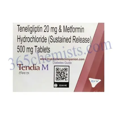 Tendia M 500mg/20mg Tablet