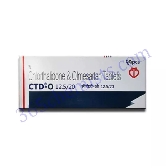 CTD-O 20 12.5 MG TABLET 10