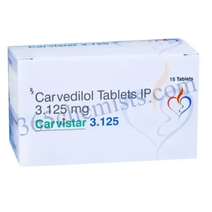 Carvistar 3.125mg Tablet