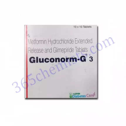 GLUCONORM G 3 TABLET 15'S