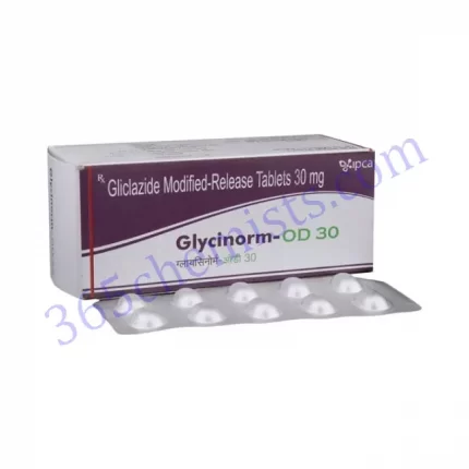 GLYCINORM OD 30 MG TABLET 10