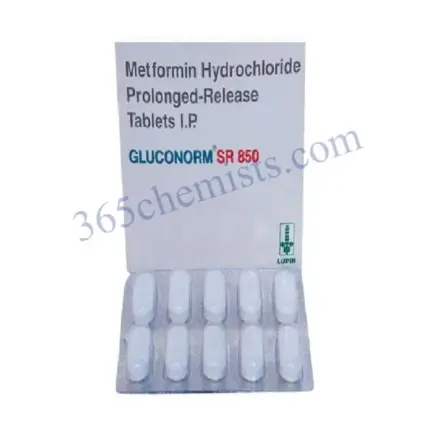 Gluconorm 850mg SR Tablet